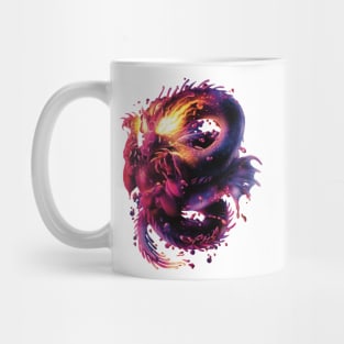 Purple Dragon Fire Mug